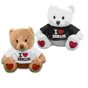Plüschbär I love Berlin 12cm sortiert