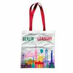 Baumwollbeutel Skyline bunt 4028005353019