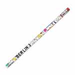 Bleistift Scribble Berlin weiß