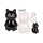 OOTB Spardose mit Schloss Katze ca. 16 cm