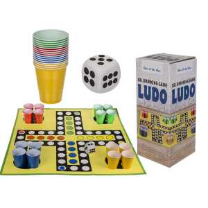 OOTB XXL-Trinkspiel Ludo mit 16 Trinkbechern