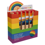 OOTB Fächer Pride ca. 21 cm aus Bambus