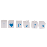 OOTB Kerzenblock mit Schrift I love Papa