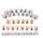 OOTB Kerzenblock mit Schrift Happy 40 Birthday