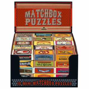 Professor und Matchbox Puzzle sortiert, Knobel und Rätselaufgaben