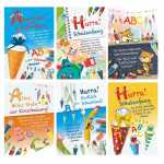 Glückwunschkarten 100er Schulanfang, 6 Motive sortiert