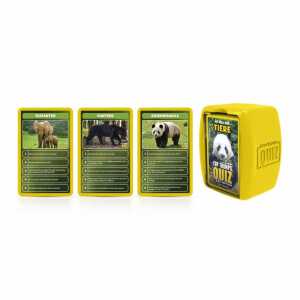 Kartenspiel Top Trumps Quiz Welt der Tiere, 100 Karten 500 Quizfragen