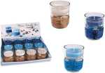 OOTB Gel-Wachskerze im Glas mit Sisal-Meeresdeko