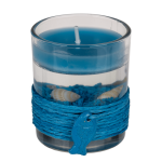 OOTB Gel-Wachskerze im Glas mit Sisal-Meeresdeko