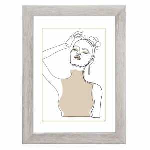 Holzrahmen Kopenhagen taupe 20x30cm FSC100%, hama