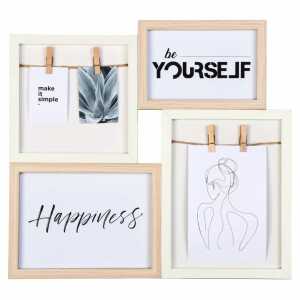 Porträtrahmen-Galerie Kiruna, für 4 Bilder