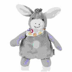 Wärmekissen Emmi mit Hafersäckchen, aus Flauschstoff und Baumwollstoff