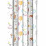 Geschenkpapier Baby 70cmx2m sortiert, Papier LWC...