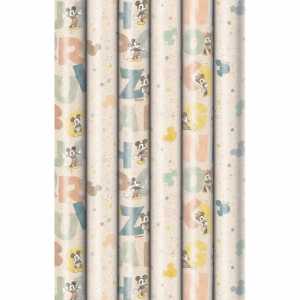 Geschenkpapier 70cmx2m DISNEY SCHOOL sortiert, 70g/m²
