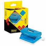 Idena Locher aus Metall hellblau für 20 Blatt,