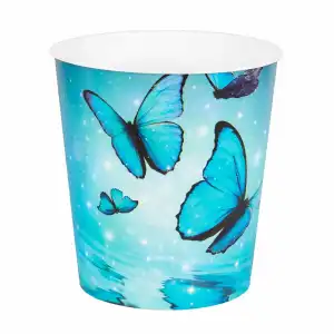 Idena Papierkorb aus PP 9 Liter Schmetterlinge
