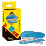 Idena Heftgerät 13cm hellblau für 20 Blatt, mit...