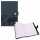 Notizbuch 135x193mm schwarz kariert FSC-Mix, 160 Seiten, 100 g,