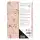 Notizbuch Sparkle rosé kariert 140 x 200 mm, 192 Seiten, 100 g,