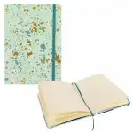 Notizbuch Sparkle mint kariert 140 x 200 mm, 192 Seiten, 100 g,