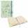 Notizbuch Sparkle mint kariert 140 x 200 mm, 192 Seiten, 100 g,