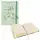 Notizbuch Sparkle mint kariert 140 x 200 mm, 192 Seiten, 100 g,