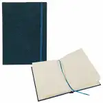 Notizbuch Glitter nachtblau kariert 140 x 200 mm, 192 Seiten, 100 g,