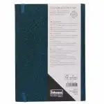 Notizbuch Glitter nachtblau kariert 140 x 200 mm, 192 Seiten, 100 g,