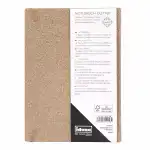 Notizbuch Glitter champagner kariert, 140 x 200 mm, 192 Seiten, 100 g,