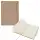 Notizbuch Glitter champagner kariert, 140 x 200 mm, 192 Seiten, 100 g,