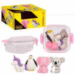 Radierer in Box 4 Tiere, mit Radiergummis in Form...