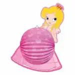 Idena Laterne Prinzessin 44x35cm FSC-Mix