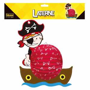 Idena Laterne Pirat 45x38cm FSC-Mix