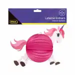 Idena Laterne Einhorn 40x34cm FSC-Mix