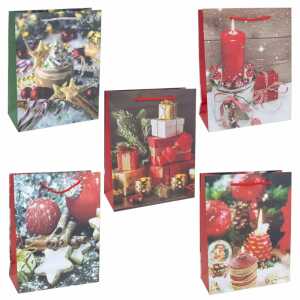 Idena Geschenktasche WH matt 35x25x9cm FSC-Mix, classic