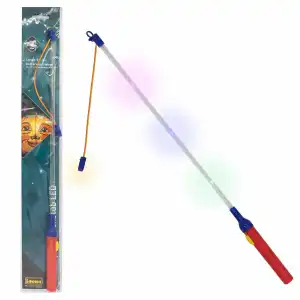 Laternenstab 50cm LED+3 farbige LED im Stab, 2x AA Batterien 1,5 V