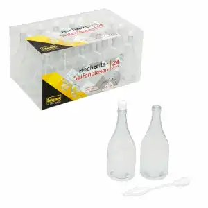 Idena Seifenblasen 28ml Champagnerflasche 24er, Flaschengröße 9cm