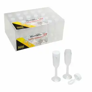 Idena Seifenblasen Sektglas 5ml 24er, Höhe 9 cm