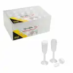 Idena Seifenblasen Sektglas 5ml 24er, Höhe 9 cm