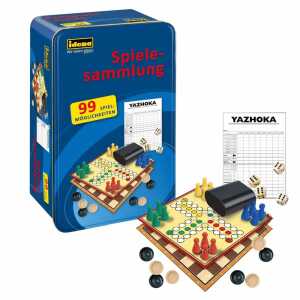 Idena Spielesammlung 99 Spiele Tinbox