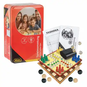 Idena Spielesammlung 99 Spiele Tinbox