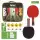 Tischtennis-Set 4 Schläger 10 Bälle,