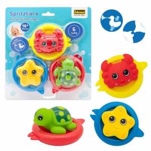 Spritztier-Set mit Schwimmring 6teilig,