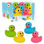 Idena Badeente 4fach sortiert, mit Quietschfunktion