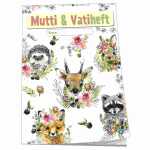 Mutti und Vatiheft A6 Waldtiere 48 Seiten, liniert,,...