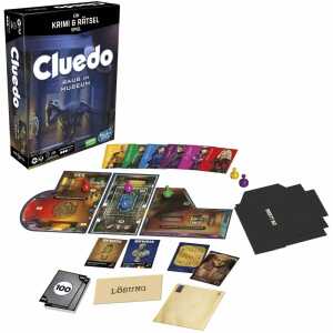 Brettspiel Cluedo Escape Raub im Museum, Krimi- und Rätselspiel,