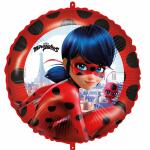Folienballon Miraculous Lady Bug D46cm rot, Ladybug Motiv