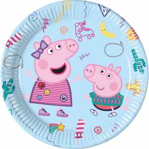 Pappteller 23cm FSC-Mix 8er Peppa Pig, Procos