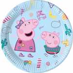 Pappteller 23cm FSC-Mix 8er Peppa Pig, Procos