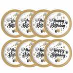 Pappteller 23cm FSC-Mix 8er Milestone, Design Balloons,...